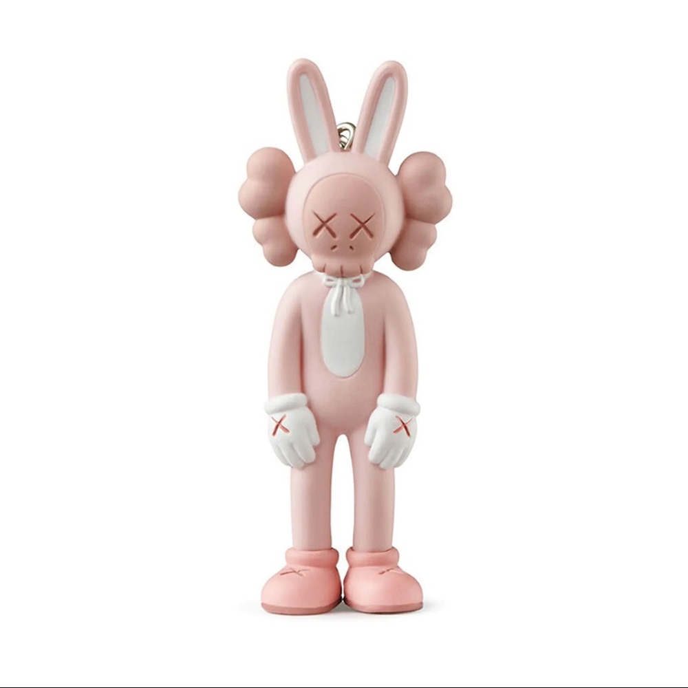 Kaws Tokyo First Accomplice Pink Keychain